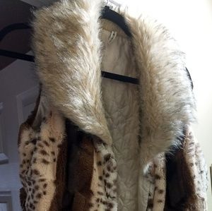 Faux fur vest